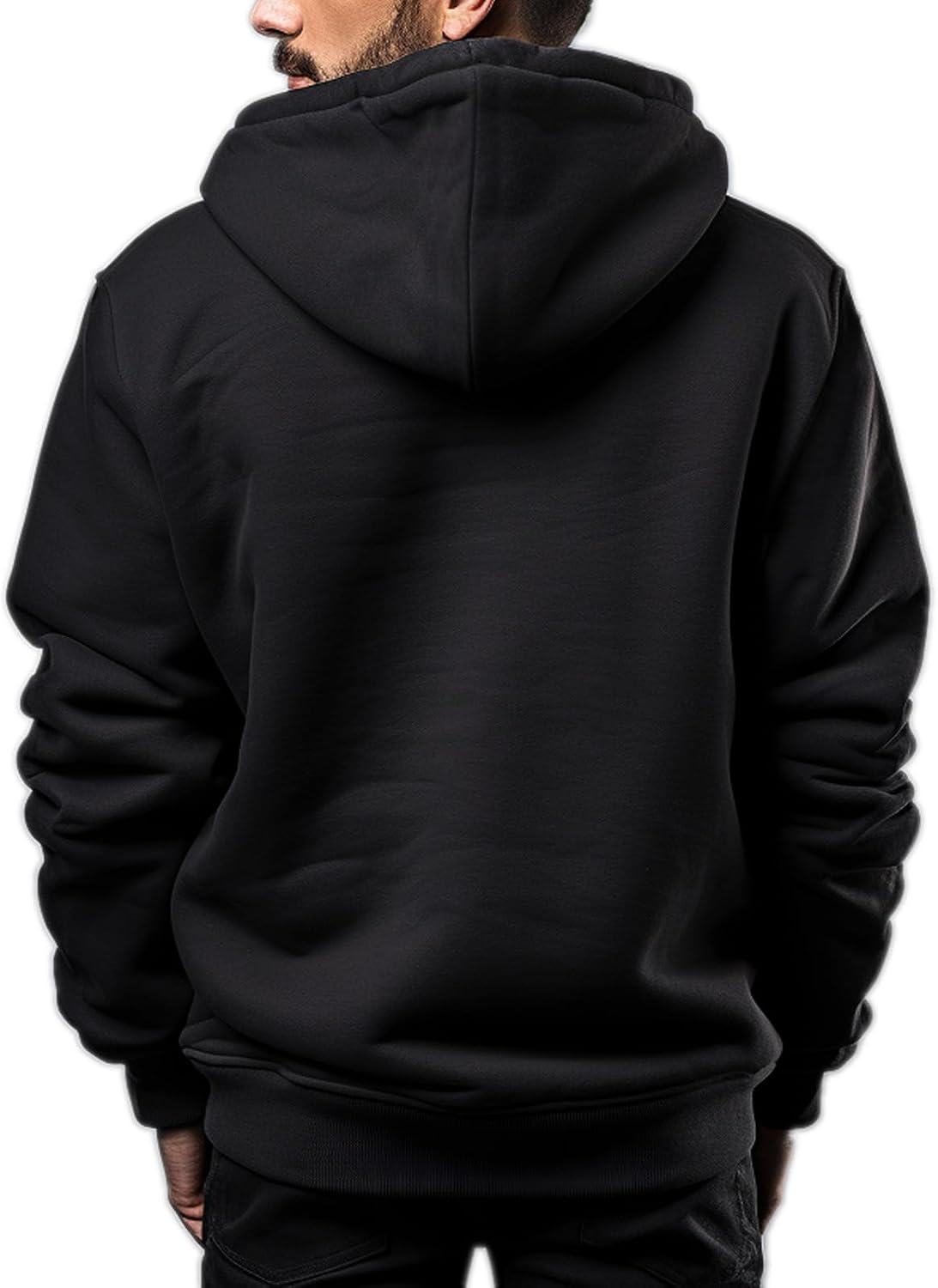 Heavyweight Full-Zip Lined Fleece Hoodie - Image 2