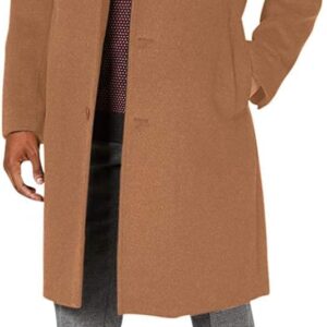 Classic Fit Wool Blend Topcoat Big & Tall