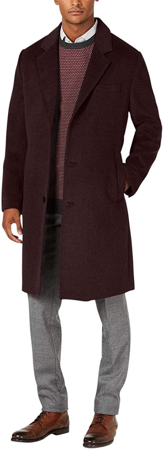 Classic Fit Wool Blend Topcoat Big & Tall - Image 2
