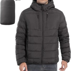 Ultra-Light Packable Hooded Down Puffer Jacket