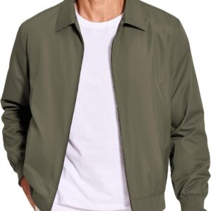 Lightweight Casual Bomber Windbreaker Golf Jacket