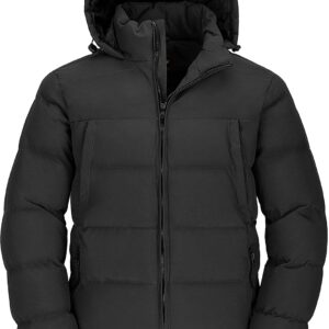 Thickened Insulated Hooded Puffer Winter Coat