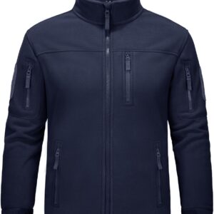 Full-Zip Tactical Fleece Jacket with 5 Pockets
