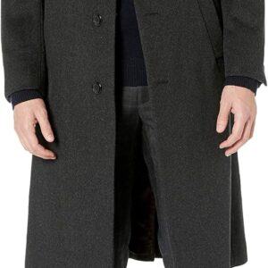 Luxury Single-Breasted Wool Full-Length Topcoat