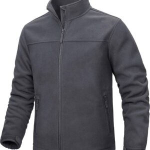 Lightweight Polar Fleece Windproof Zip-Up Jacket