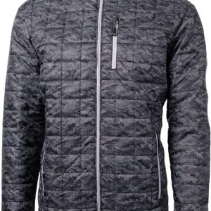 Eco Insulated Printed Full-Zip Puffer Jacket